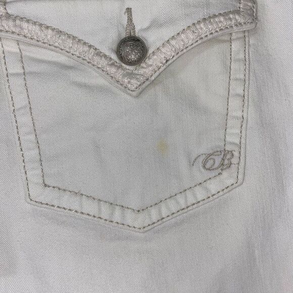 Code Bleu Annette women 16 white Capri jeans - Picture 6 of 11